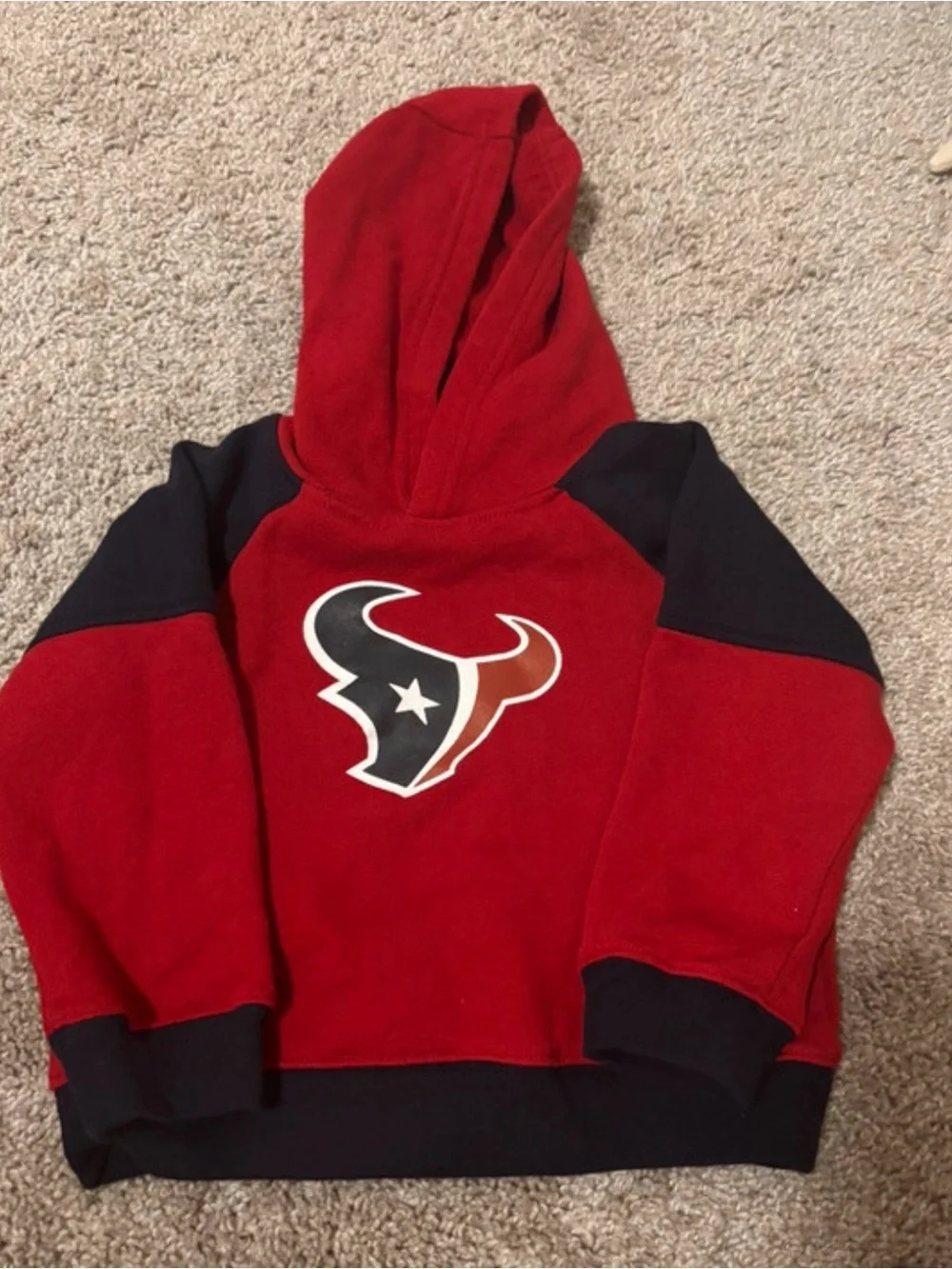 NFL Kids Matching Set Houston Texans Red Black Gray